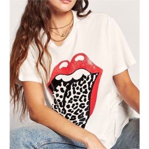 Free people Day dreamer Rolling Stones tee